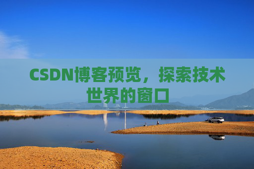 CSDN博客预览,探索技术世界的窗口